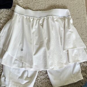 lululemon athletica White Layered Tennis Skirt